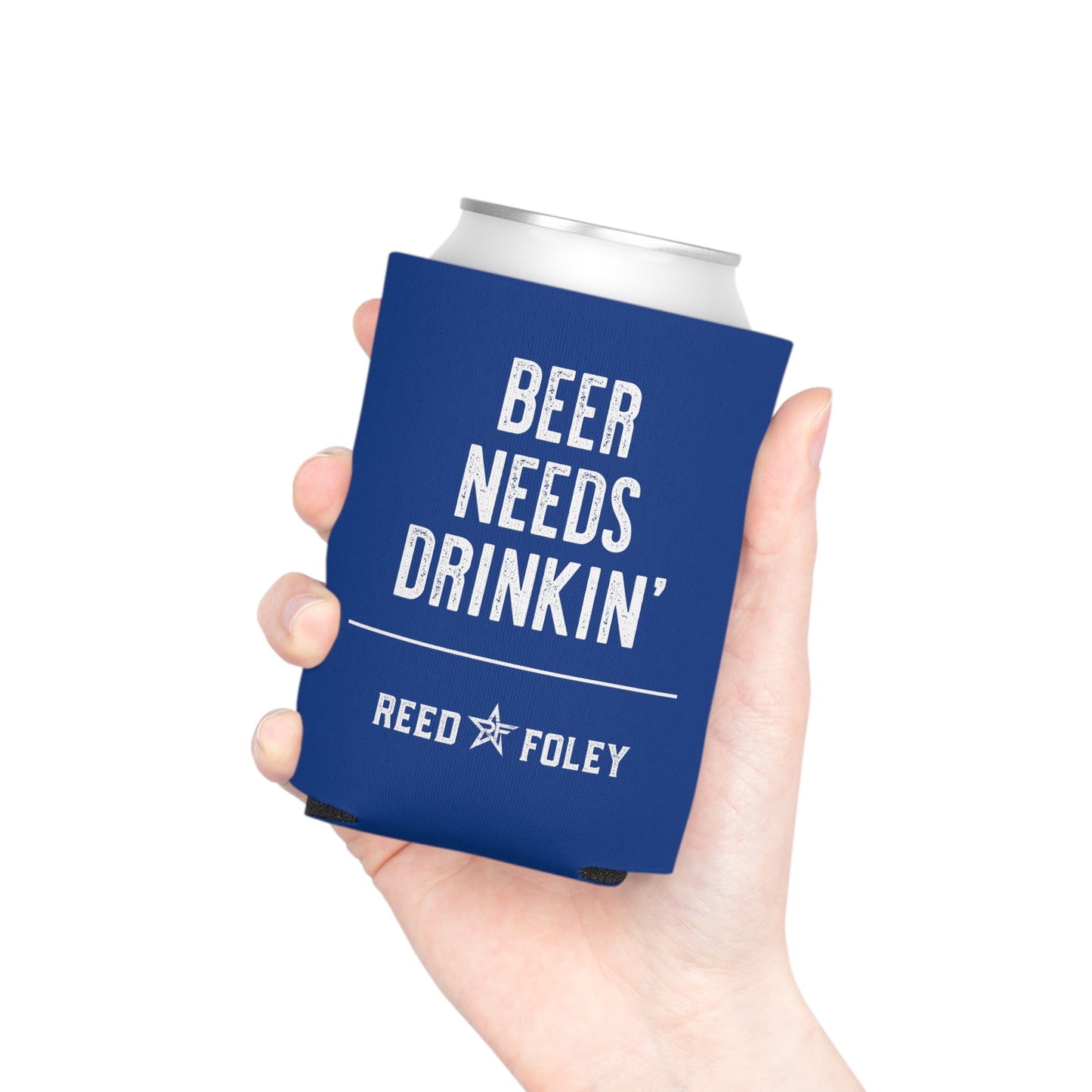 Beer Needs Drinkin' Can Koozie