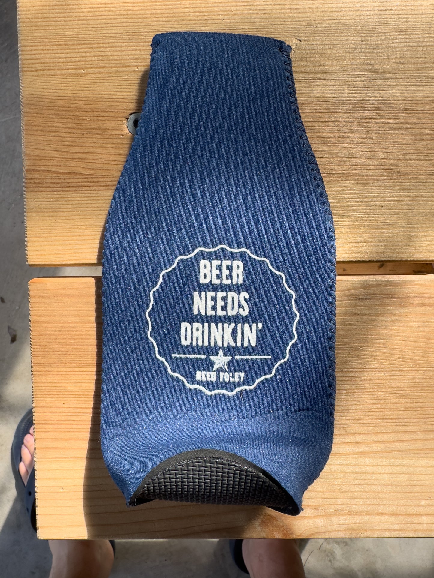 Beer Needs Drinkin’ Bottle Koozie